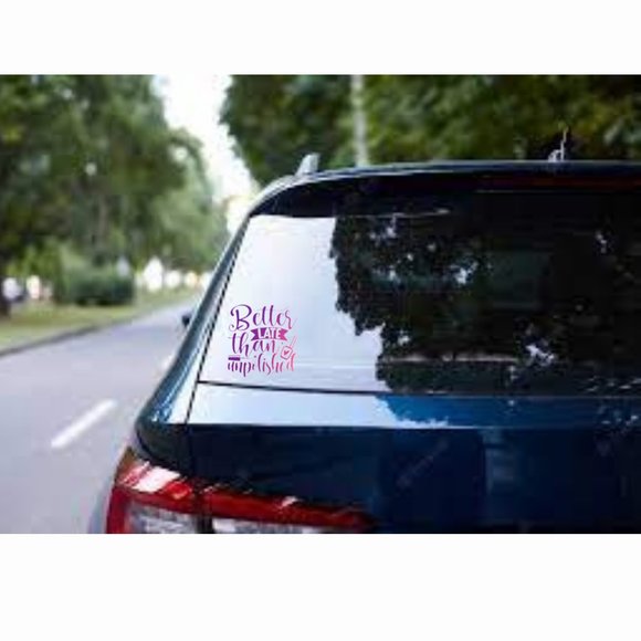 Better Late Then Unpolished.-Vinyl Decals-Cool Sticker-Funny Sticker-Laptop… - Picture 3 of 4